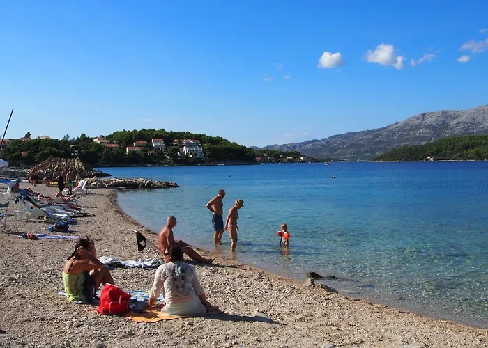 By The Sea Lumbarda, Korcula - 9173 아파트