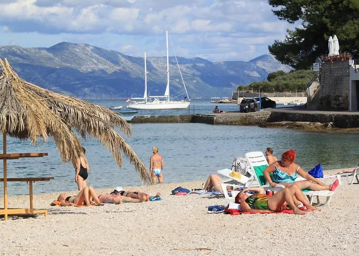 By The Sea Lumbarda, Korcula - 9173 아파트