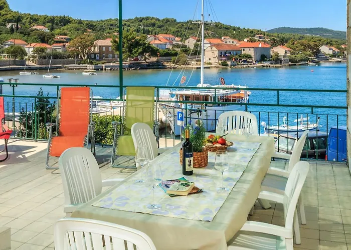 By The Sea Lumbarda, Korcula - 9173 아파트 룸바르다